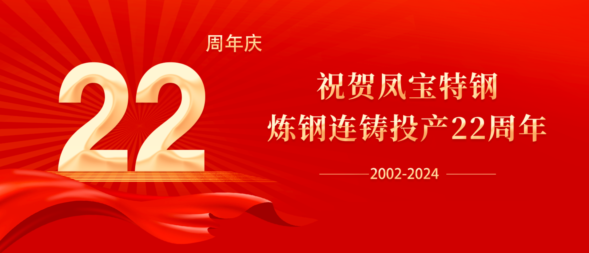 扬帆奋进 无愧时代｜祝贺安博在线-安博(中国)特钢炼钢连铸投产22周年